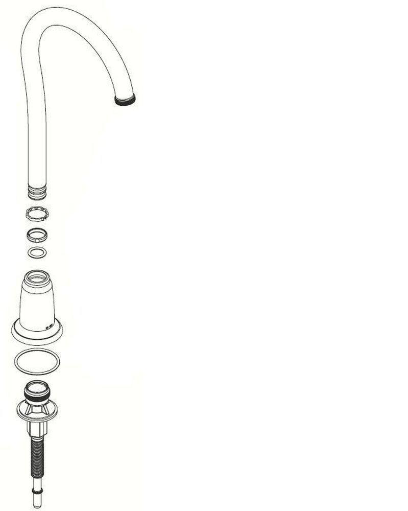 Moen Classic Stainless Spout Kit 