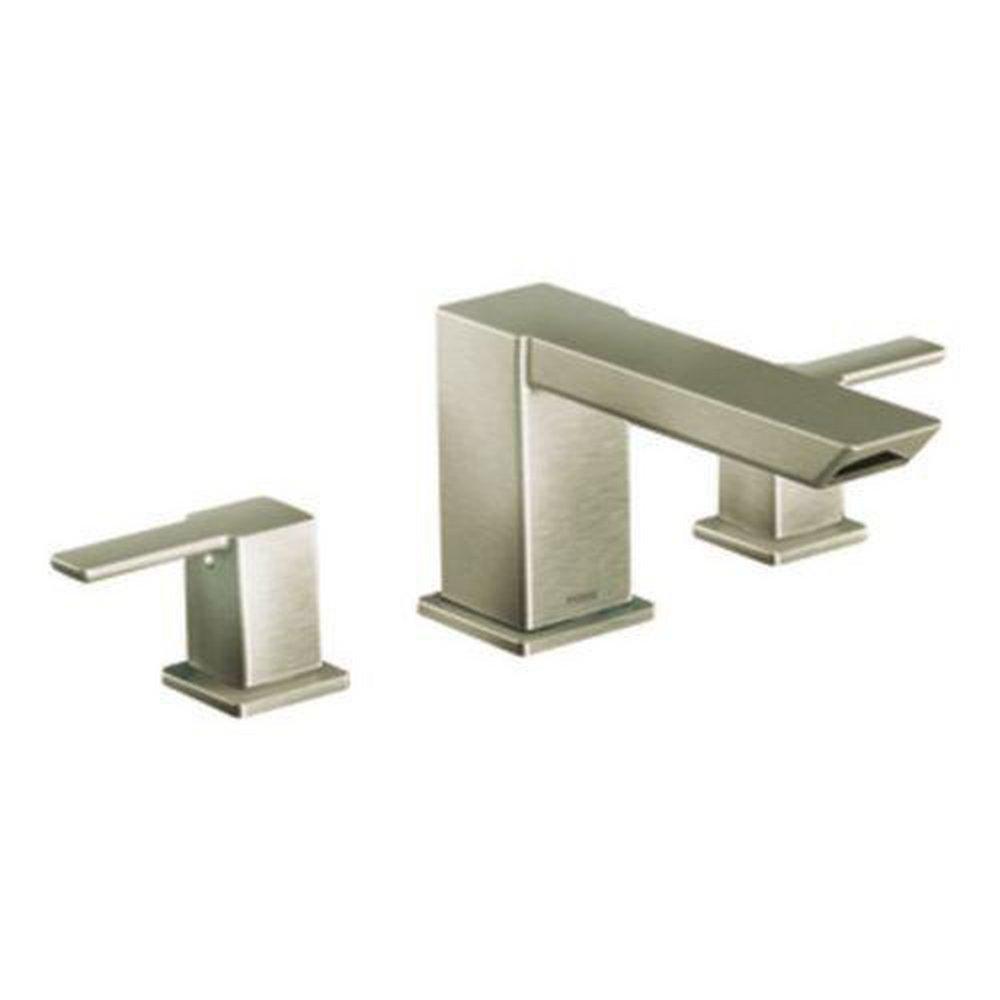 Moen Brushed Nickel Two Handle Roman Tub Faucet Trim Only 