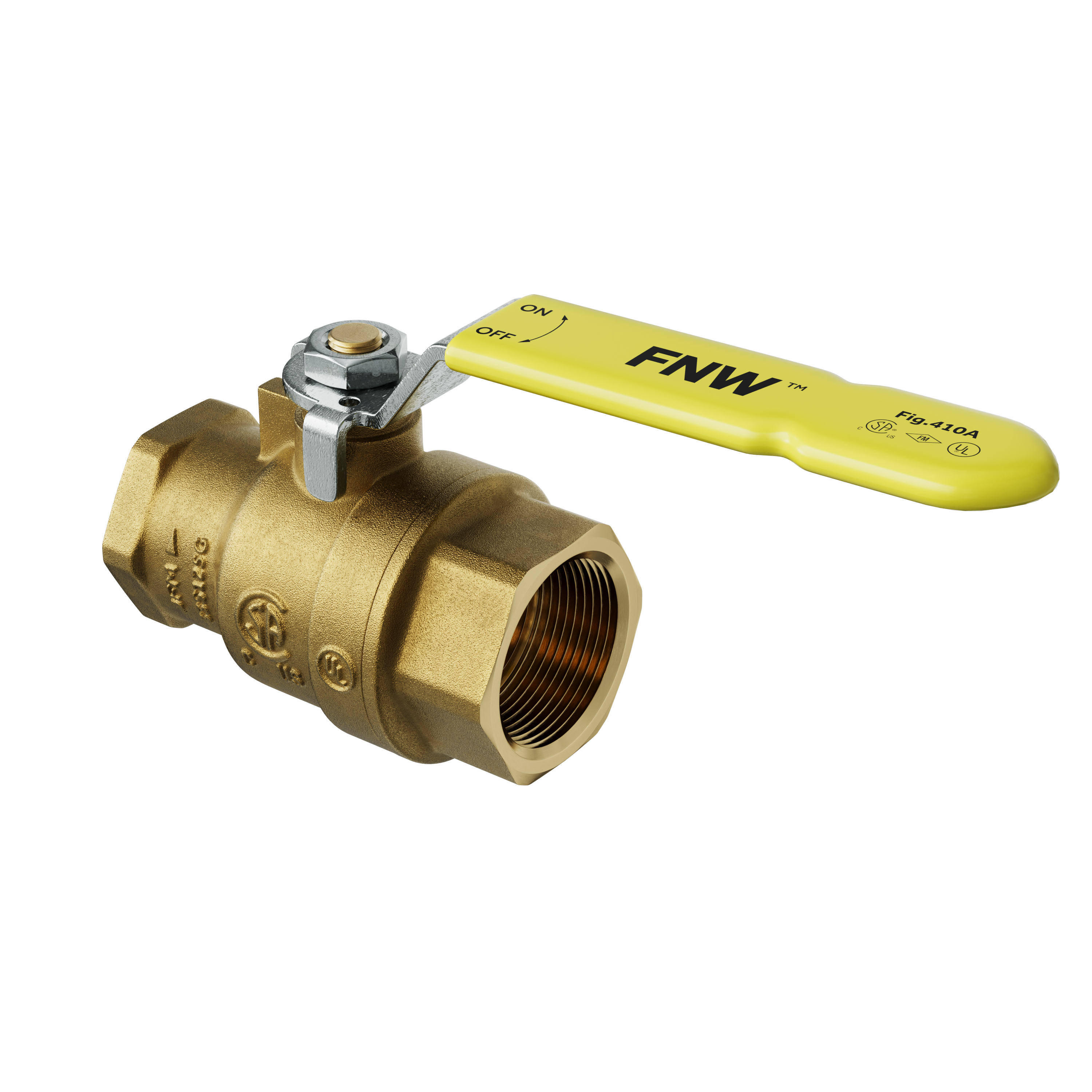 FNW&reg; Brass Threaded Ball Valve 