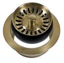 3-1/2 in. Kitchen Disposer Flange Stopper in Brushed Stainless Steel