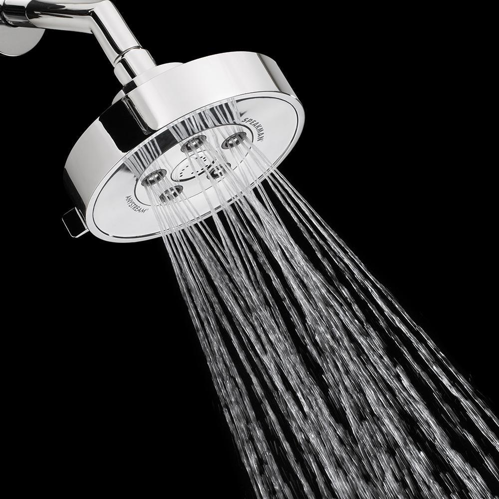 Speakman Polished Chrome Multi Function Combination, Full and Massage Showerhead 