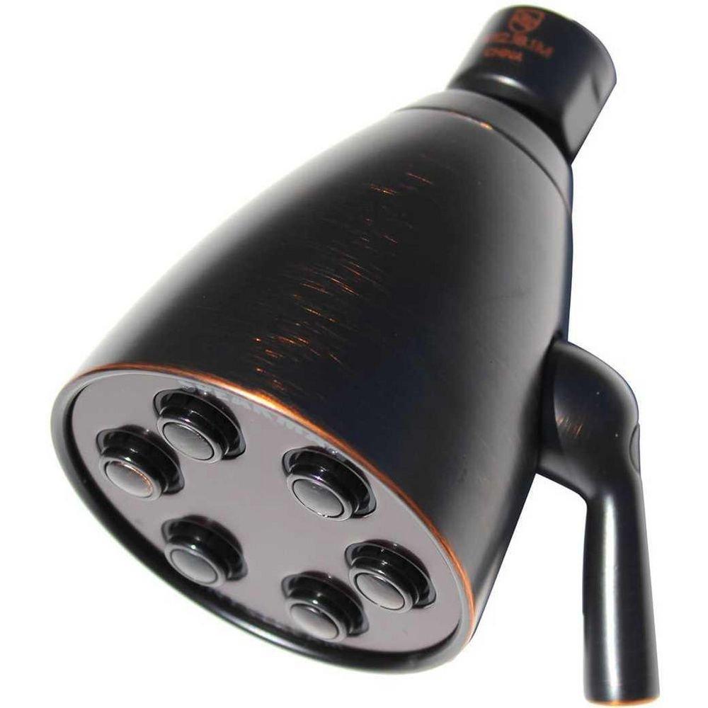 Speakman Oil Rubbed Bronze Multi Function Flood, Full and Rain Showerhead 