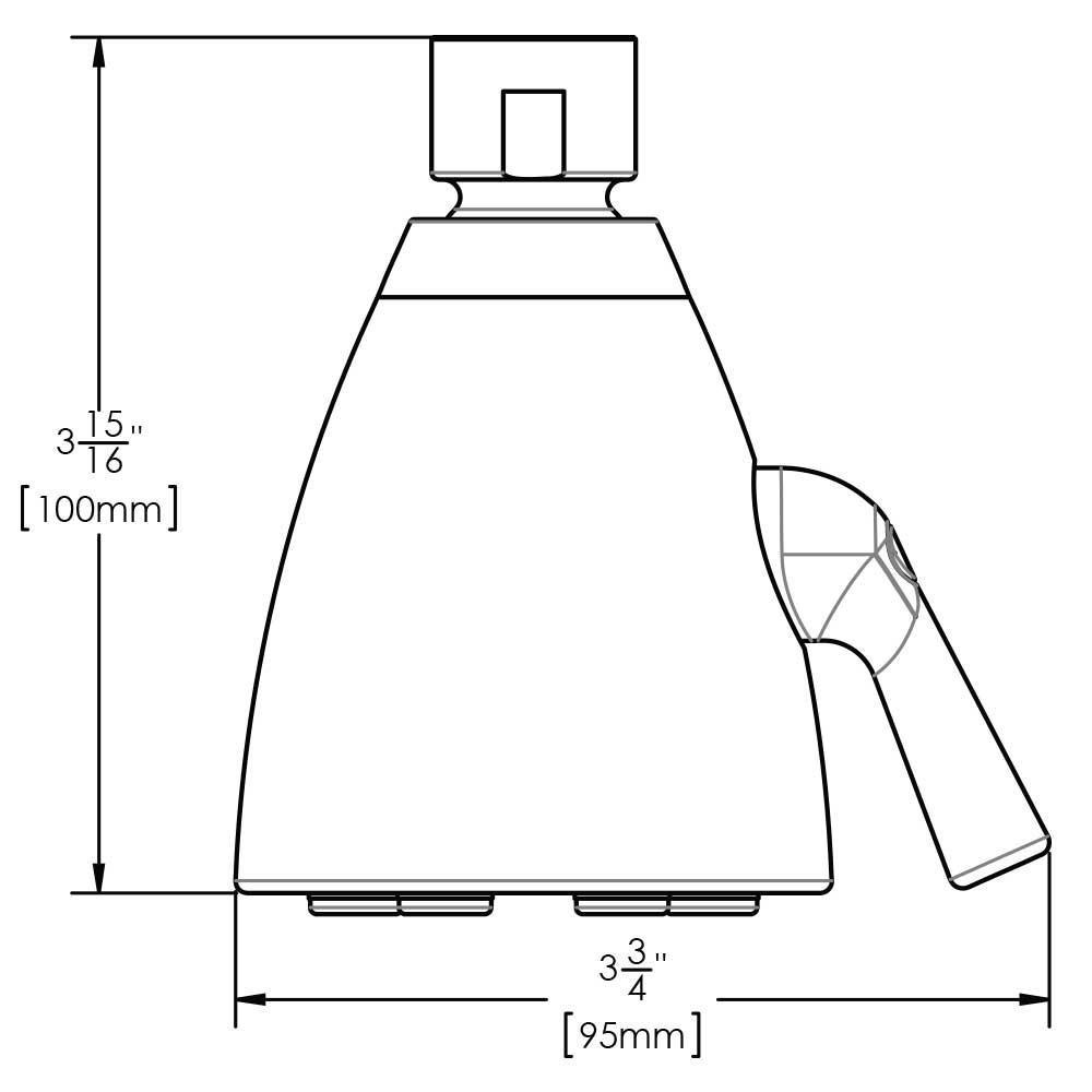 Speakman Oil Rubbed Bronze Multi Function Flood, Full and Rain Showerhead 