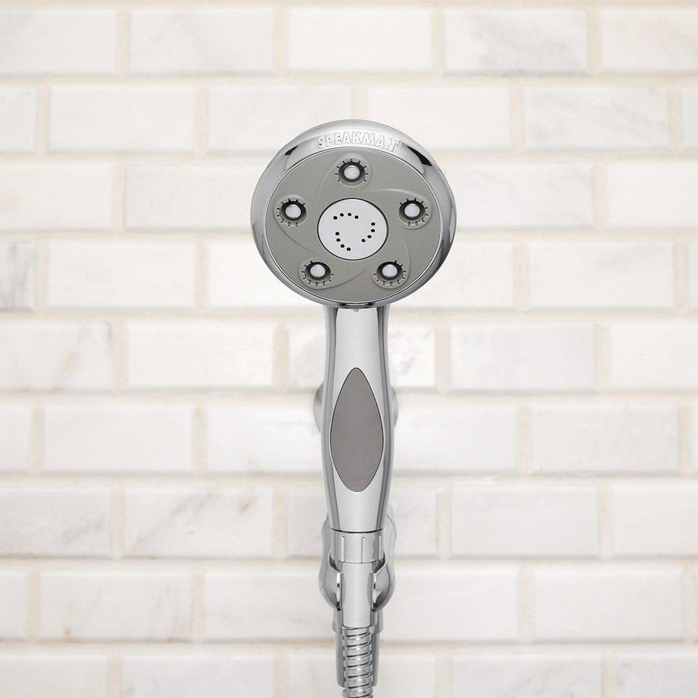 Speakman Polished Chrome 5-Jet Handheld Showerhead with Massage Spray 
