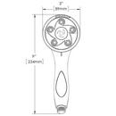 Speakman Polished Chrome 5-Jet Handheld Showerhead with Massage Spray 