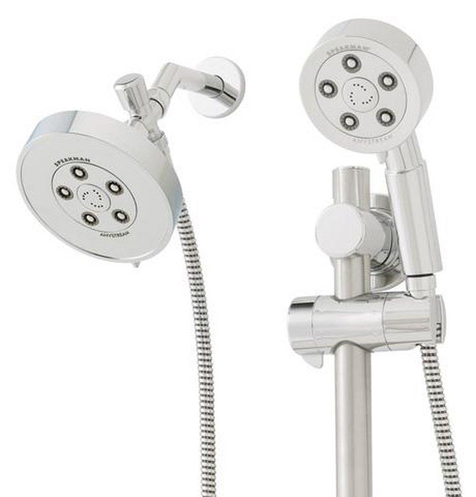 Speakman Polished Chrome Shower and Slide Bar Combination 