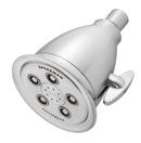 Multi Function Combination, Intense, Needle Spray and Pulsating Massage Showerhead in Brushed Chrome