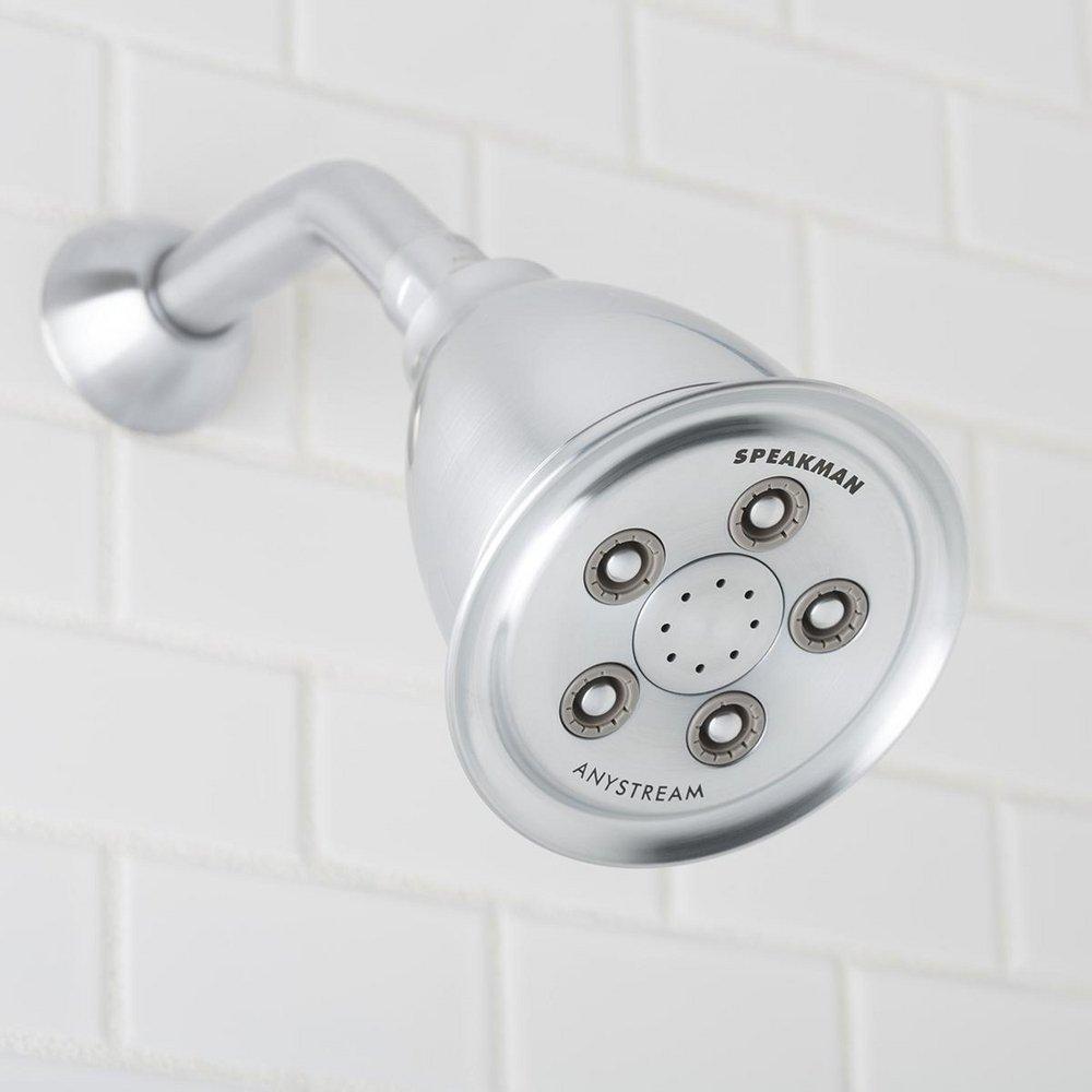 Speakman Brushed Chrome Multi Function Intense, Massage and Combination Showerhead 