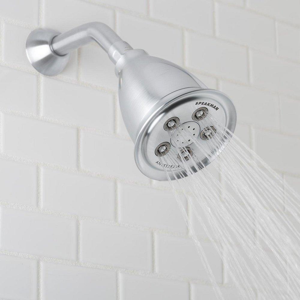 Speakman Brushed Chrome Multi Function Intense, Massage and Combination Showerhead 