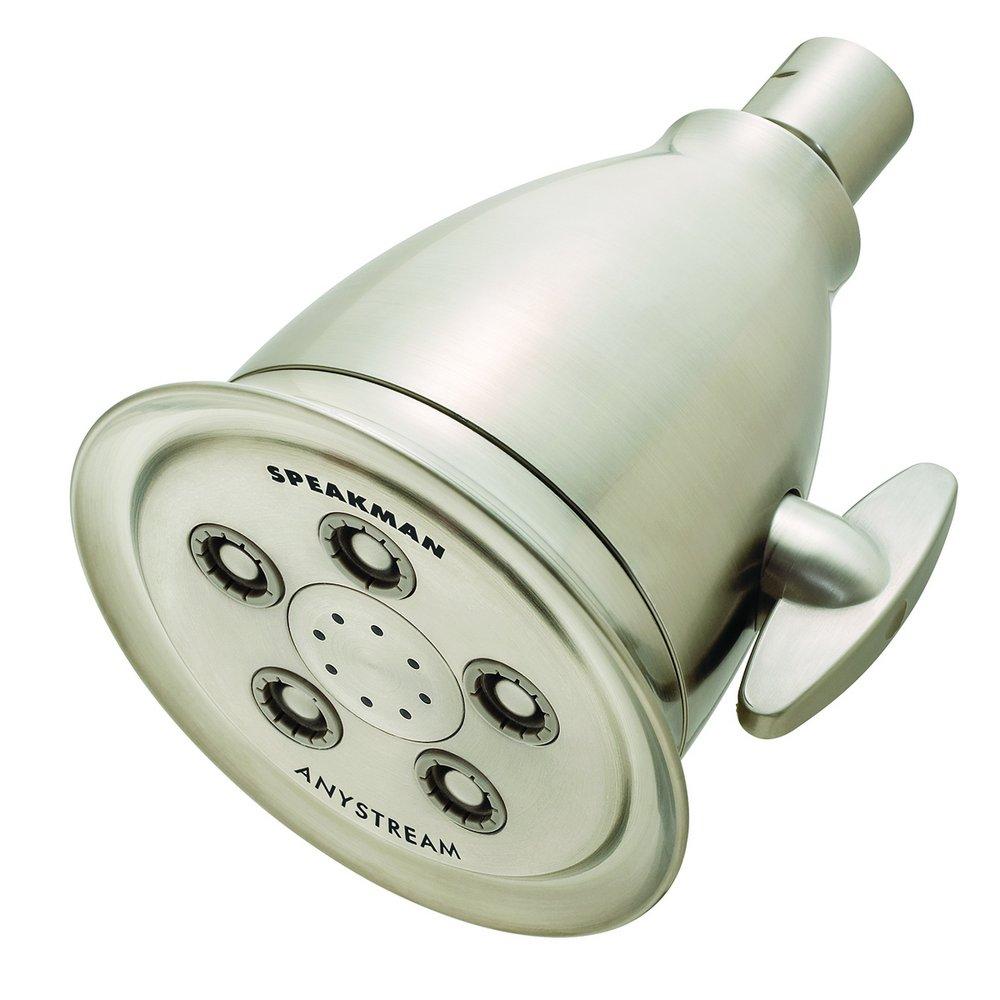 Speakman Brushed Nickel Multi Function Intense, Massage and Combination Showerhead 