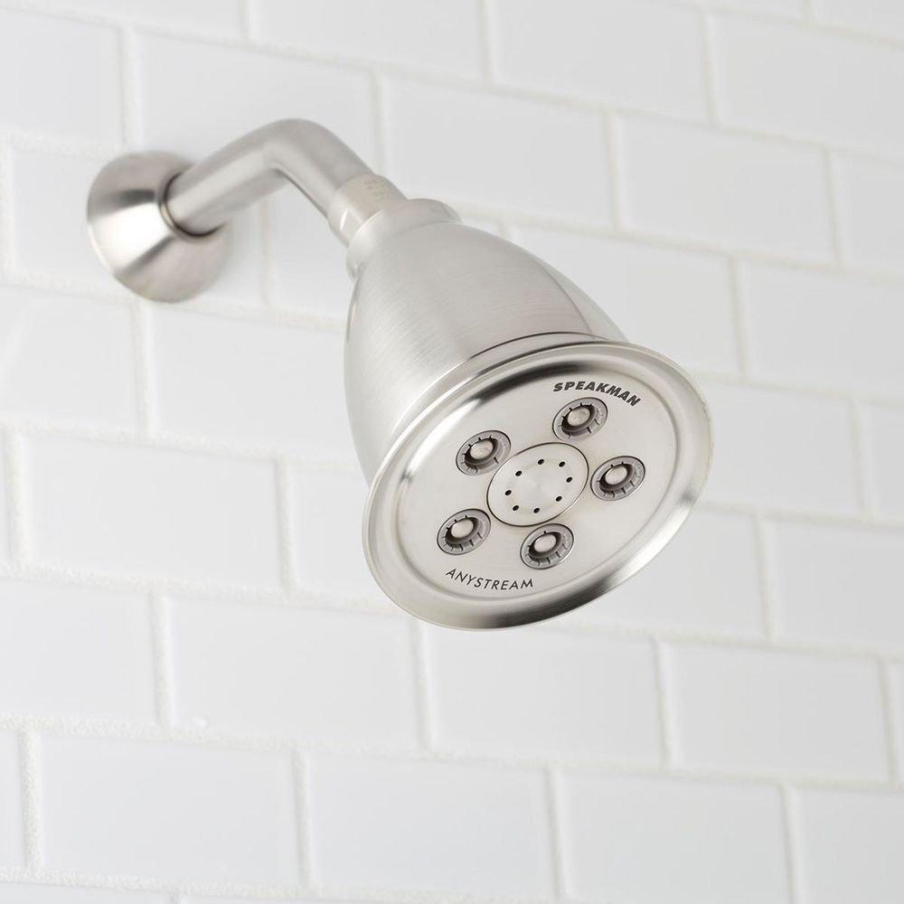 Speakman Brushed Nickel Multi Function Intense, Massage and Combination Showerhead 