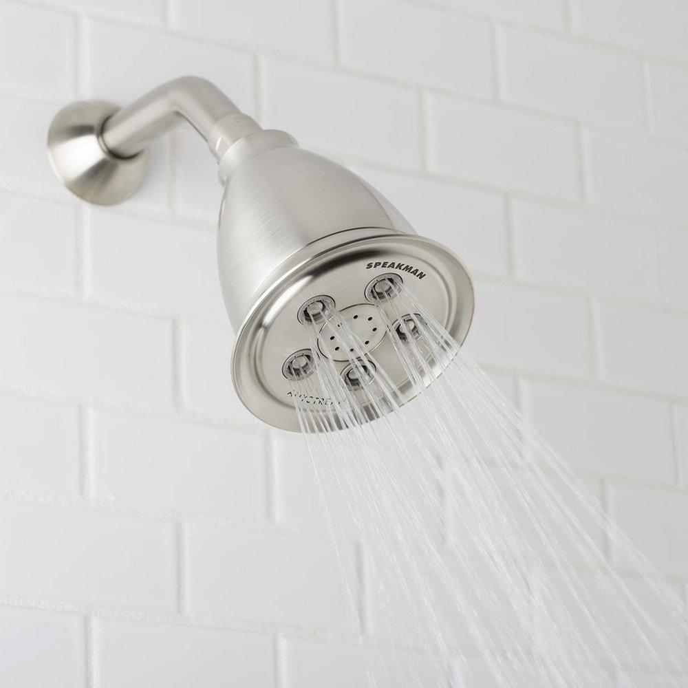 Speakman Brushed Nickel Multi Function Intense, Massage and Combination Showerhead 