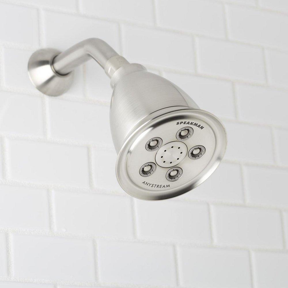 Speakman Brushed Nickel Multi Function Intense, Massage and Combination Showerhead 