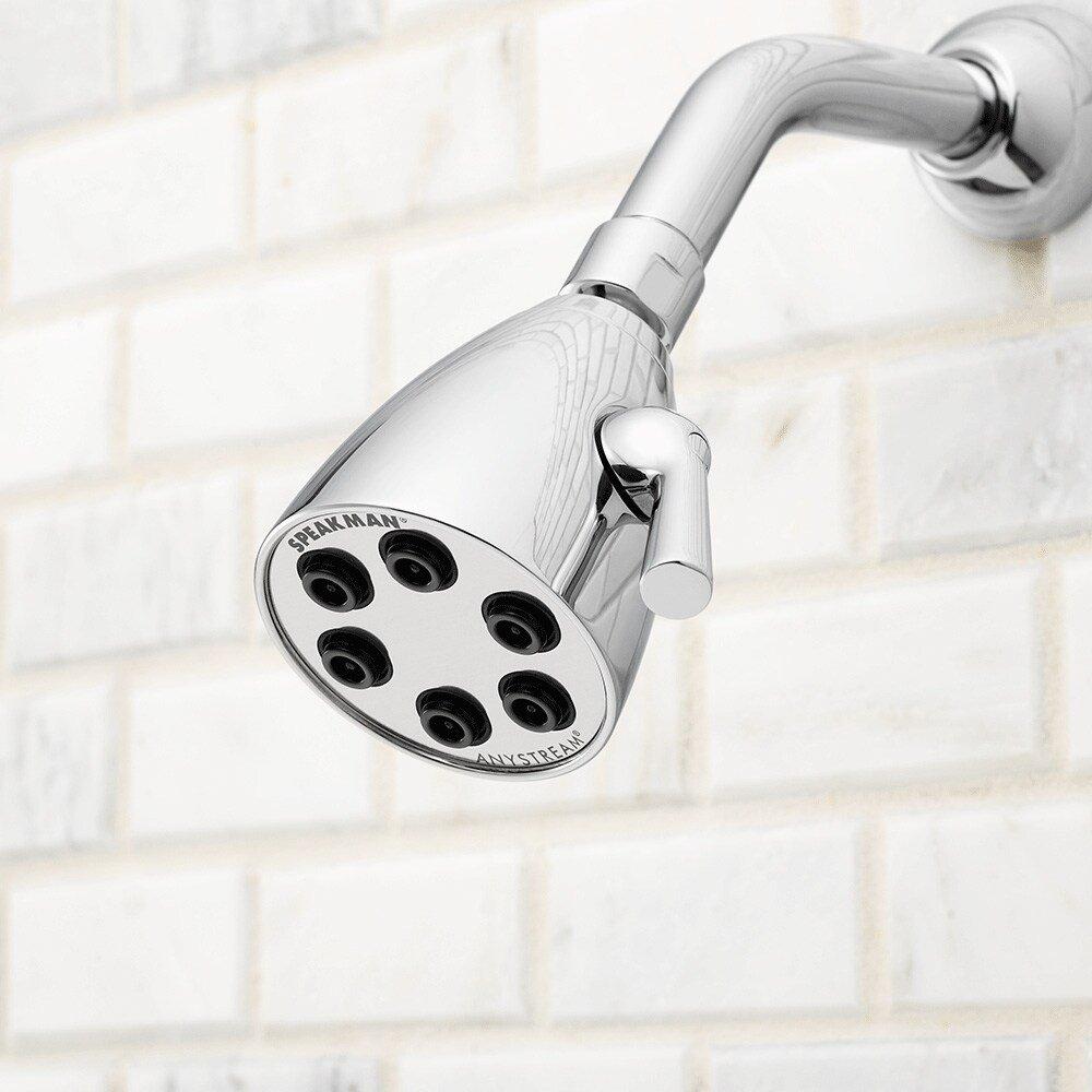 Speakman Polished Chrome Multi Function Flood, Full and Rain Showerhead 