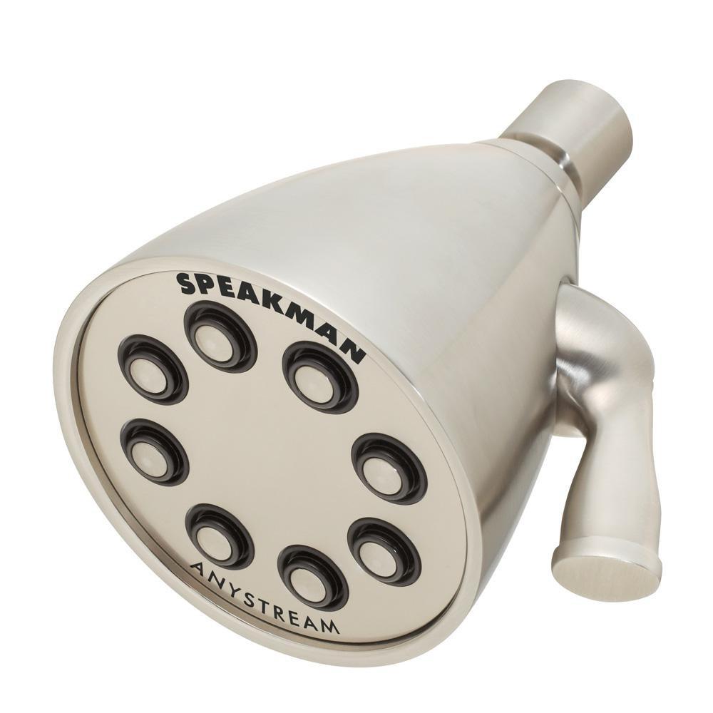 Speakman Brushed Nickel Multi Function Intense, Rain and Flood Showerhead 