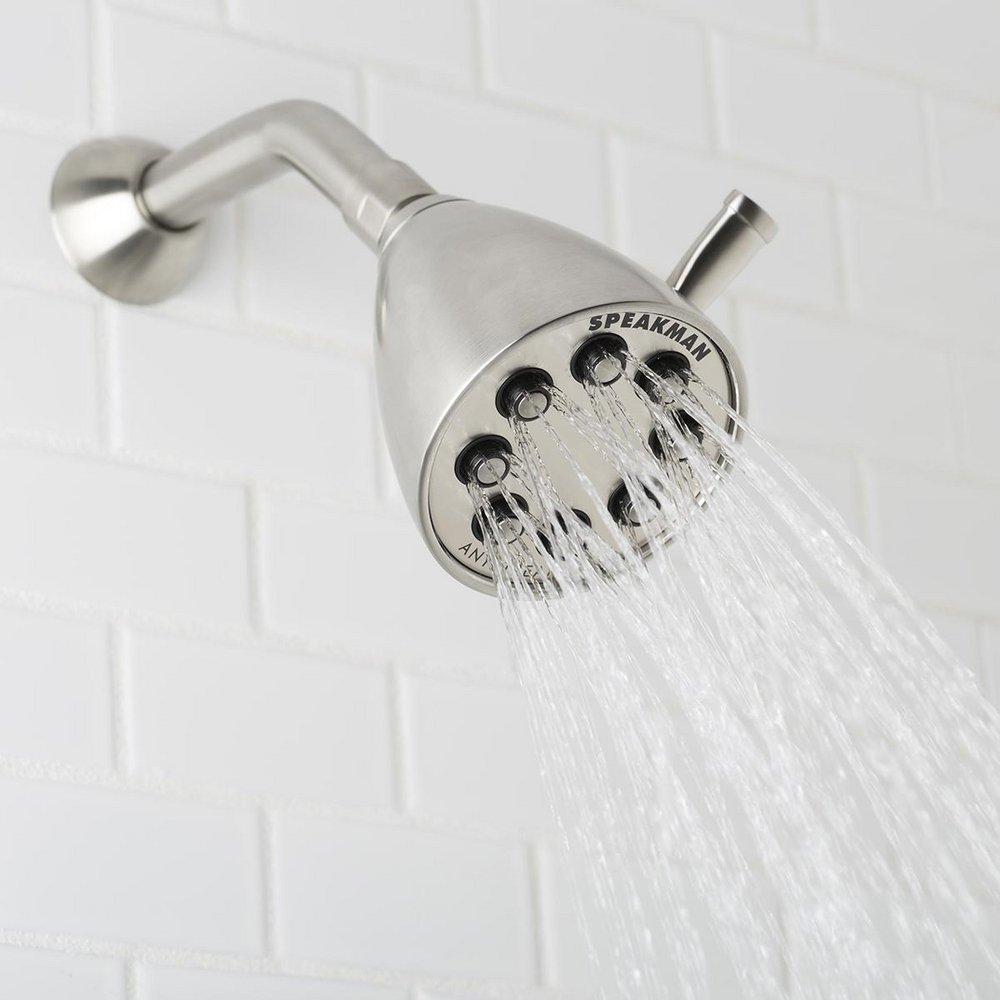 Speakman Brushed Nickel Multi Function Intense, Rain and Flood Showerhead 