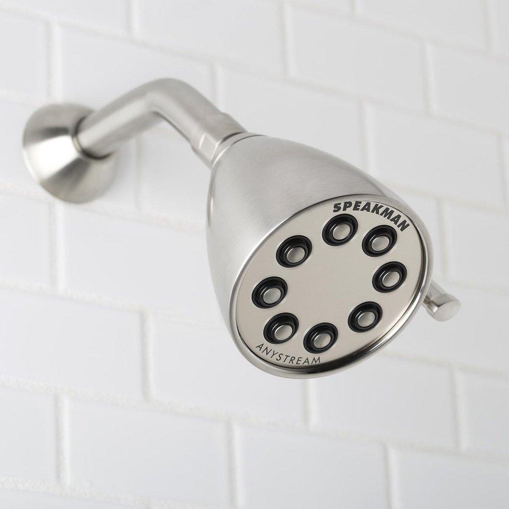 Speakman Brushed Nickel Multi Function Intense, Rain and Flood Showerhead 
