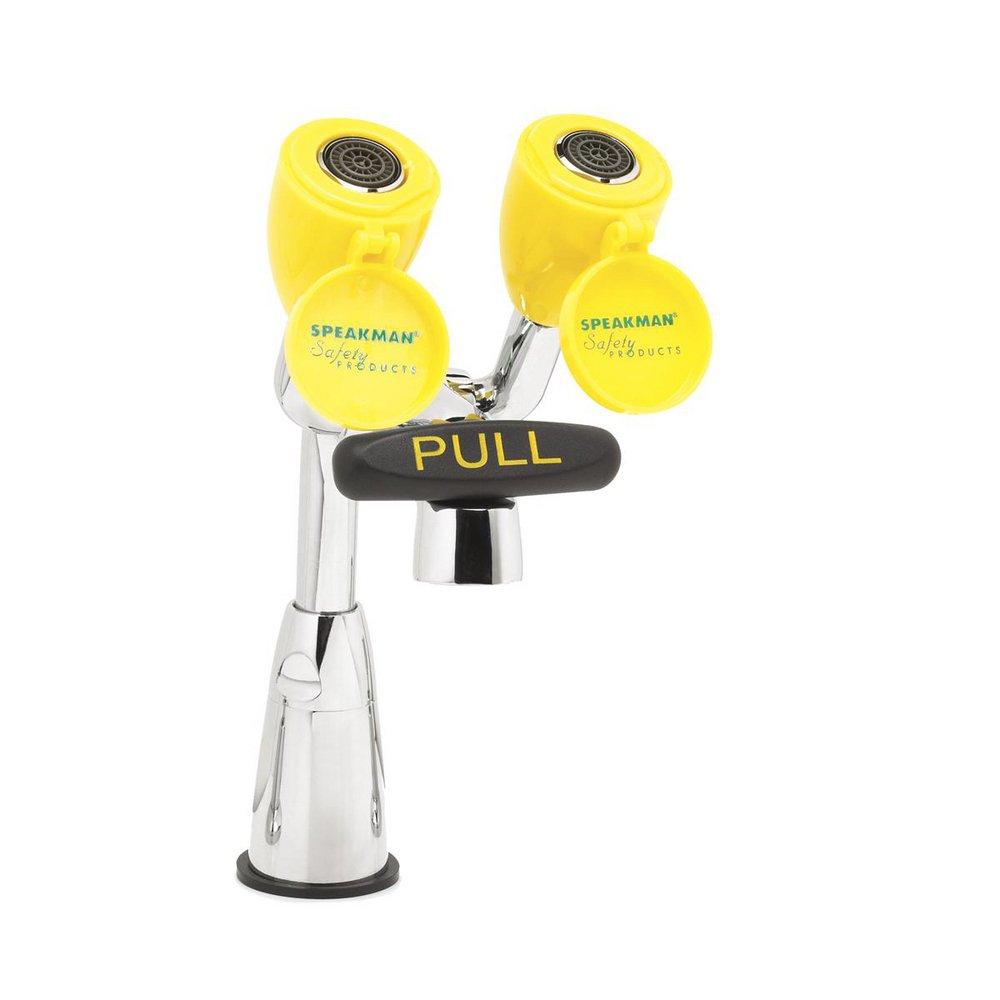 Speakman Polished Chrome Retrofit Spout Faucet with Integrated Eyewash 