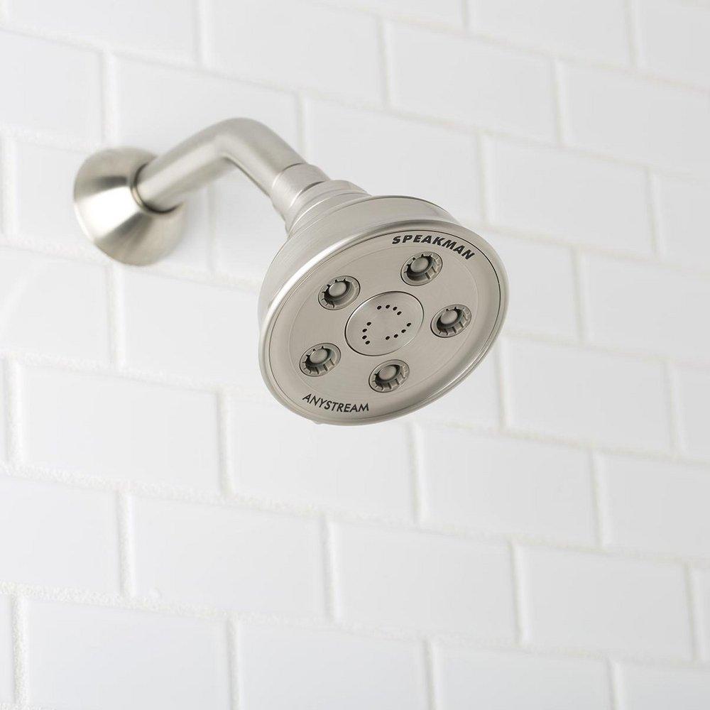 Speakman Brushed Nickel 2.5 gpm 3-Function Showerhead Only 