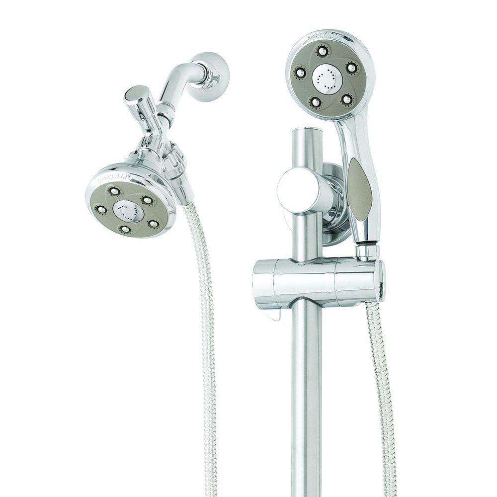 Speakman Polished Chrome Slide Bar Shower Combination 