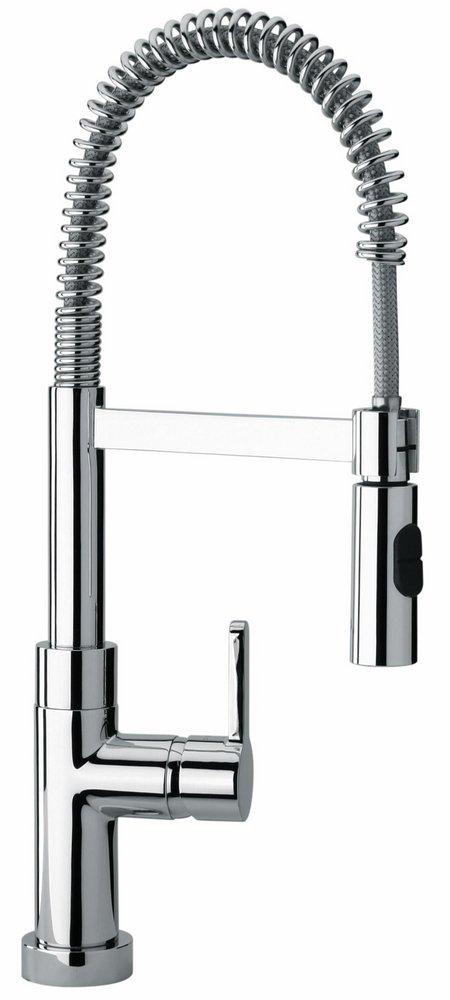 Fortis Polished Chrome Single Handle Pull Down Kitchen Faucet 