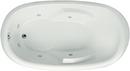 Hydro Systems Biscuit 66 x 40 in. Combo Drop-In Bathtub with End Drain 