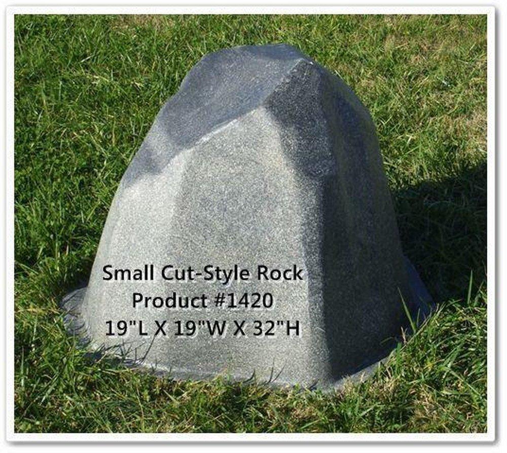 Piedmont Well Covers 19 x 32 in. Small Cutting Style Rock Well Cover 