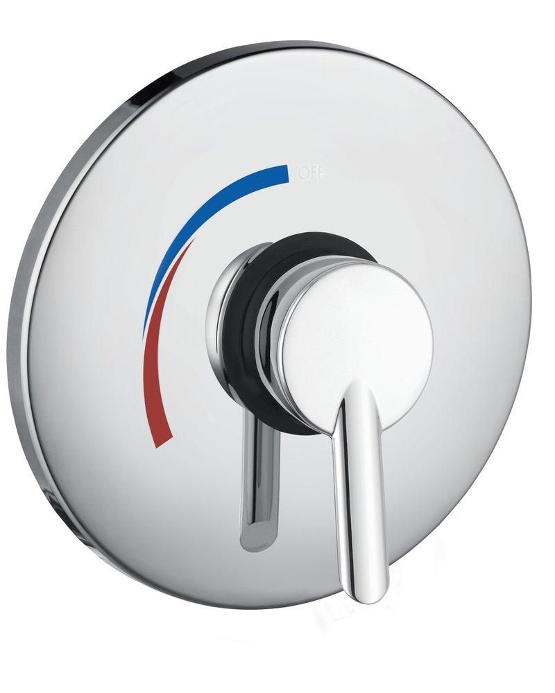 Hansgrohe Polished Chrome Pressure Balancing Valve Trim with Single Lever Handle 