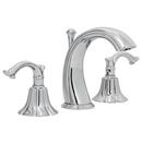 Widespread Bathroom Sink Faucet with Double Lever Handle in Pewter