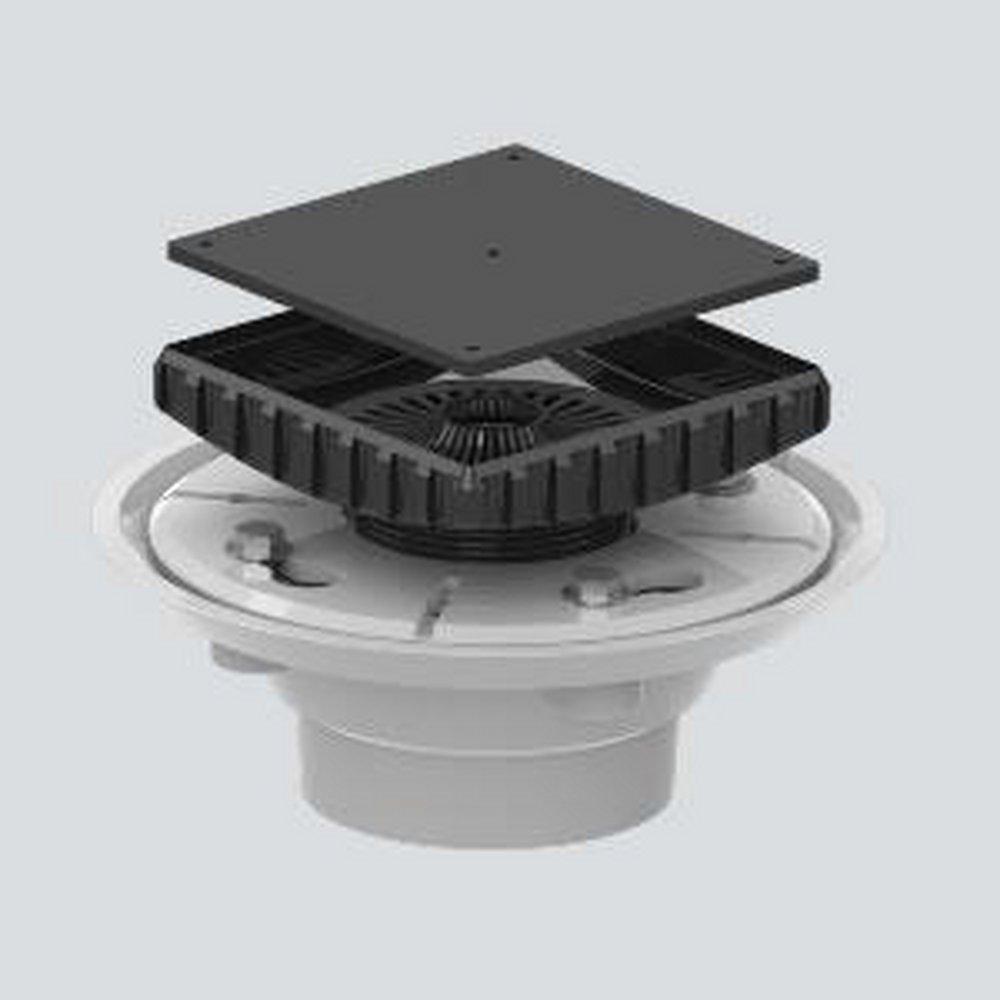 Ebbe America Grey Plastic Shower Drain 