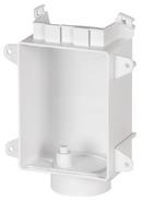 2 in. DWV Drain Box with Frame in White