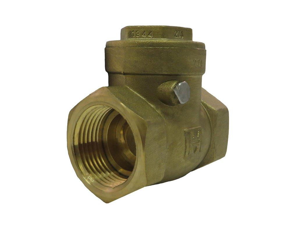 Milwaukee Valve Forged Brass Threaded Swing Check Valve 