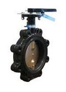 Milwaukee Valve Cast Iron Lug Buna-N Lever Handle Butterfly Valve 