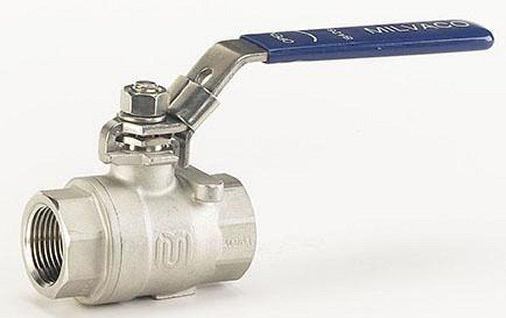 Milwaukee Valve Stainless Steel Full Port NPT 1000# Ball Valve 