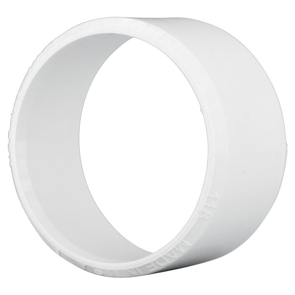 White PVC DWV x Sewer & Drain Bushing 