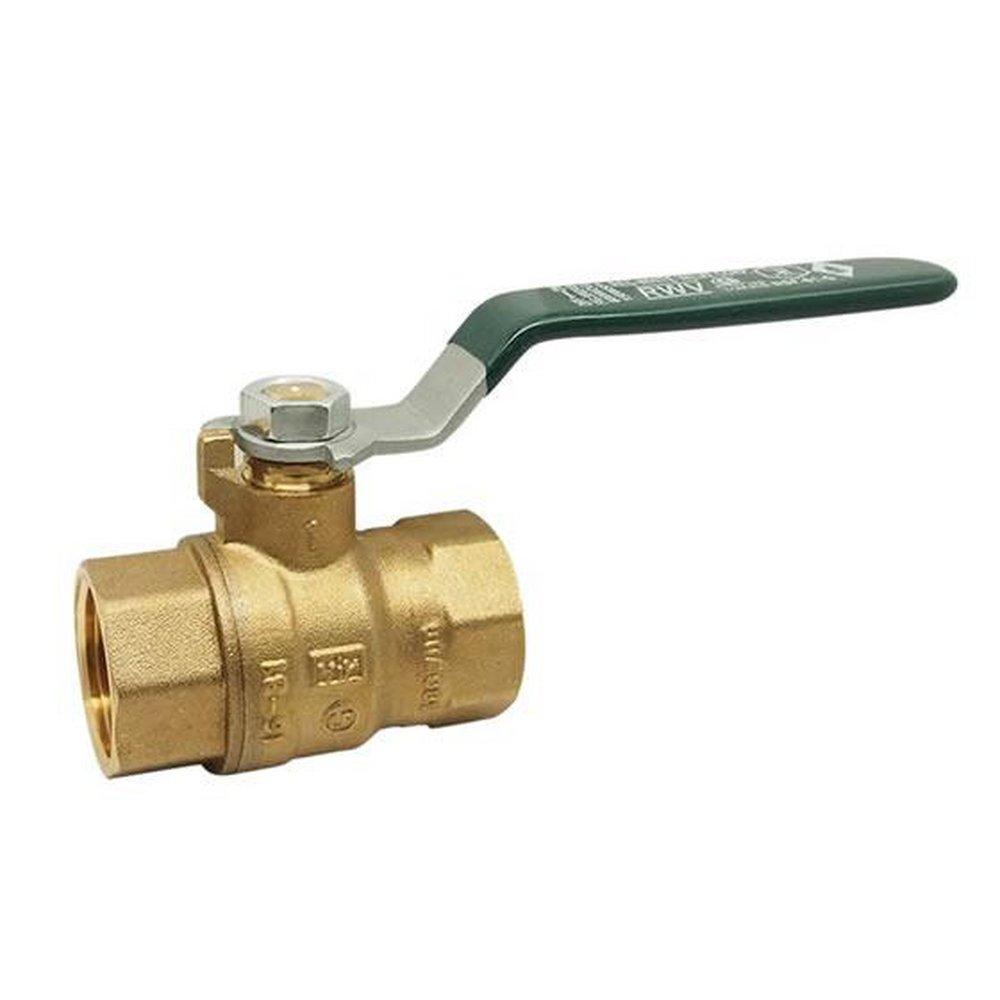 Red-White Valve Brass Full Port FNPT 600# Ball Valve 