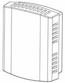 American Standard HVAC 1-27/50 in. Remote Sensor for Model CONT402 Comfort Control Preconditioner 