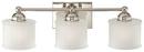 Minka Lavery Polished Nickel 7 in. A19 100 W 3-Light Medium Bracket 