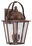 10-1/2 in. 60 W 3-Light Candelabra Lantern in Architectural Bronze