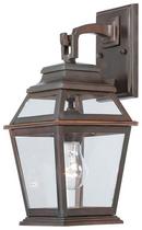 14-1/2 x 6-1/2 in. 60W 1-Light Wall Mount in Architectural Bronze