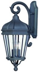 Minka Black 10 in. 60 W 3-Light Candelabra Lantern 