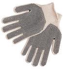 Memphis Glove White 7 ga PVC Coated Cotton and Plastic Agriculture and Assembly Line Production Reusable Gloves in White 