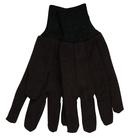 Size S Cotton Plastic Jersey Glove in Brown