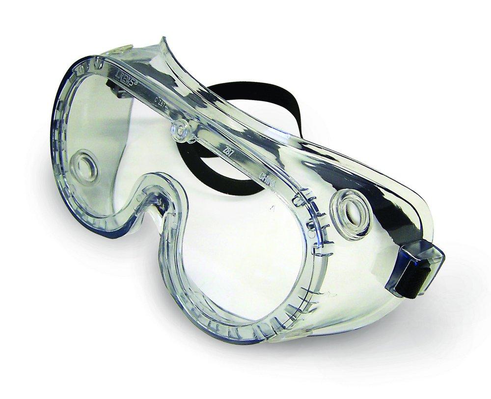 Crews Rubber Strap Anti-Fog Safety Goggle 