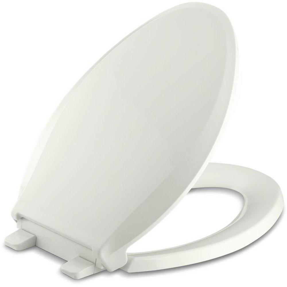 KOHLER Dune Elongated Closed Front Quiet-Close Toilet Seat 