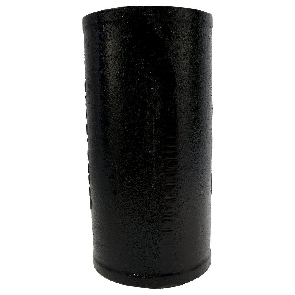 Black No Hub Cast Iron Sanitary Tee 