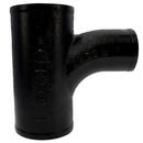 Black No Hub Cast Iron Sanitary Tee 