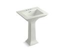 24-1/2 x 20-1/2 in. Rectangular Pedestal Sink and Base in Dune 
