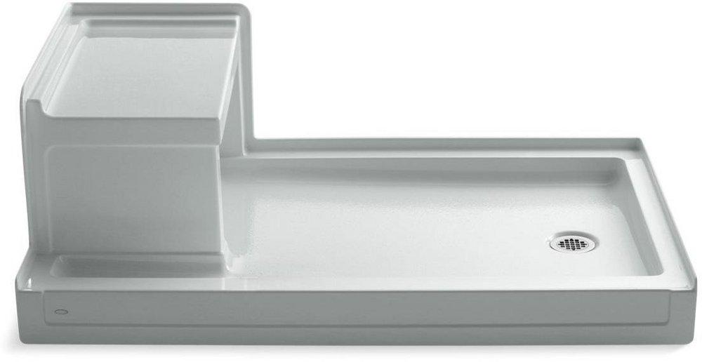 KOHLER Ice&trade; Grey 60 in. Rectangle Shower Base 