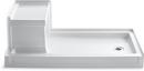 KOHLER White 60 in. Rectangle Shower Base 
